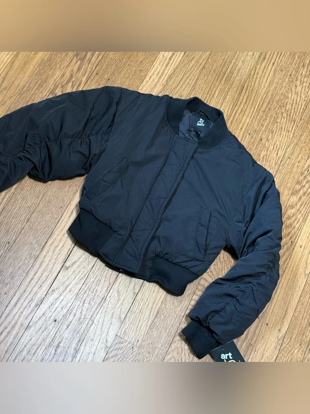 NWT Art Class Black Bomber Jacket Girls size 8